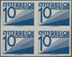 Delcampe - Österreich - Portomarken: 1925, Ziffern 1 Gr. Bis 60 Gr., 13 Werte Je In Ungezähnten 4er-Blocks, Pos - Postage Due