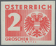 Österreich - Portomarken: 1935, Ziffern/Wappen, Komplette Serie Ungezähnt, Postfrisch, Unsigniert. - Portomarken