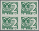 Österreich - Portomarken: 1935, Ziffern/Wappen, 1 Gr. Bis 10 Sch., Komplette Serie In Ungezähnten 4e - Taxe