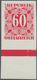 Delcampe - Österreich - Portomarken: 1949/1953, Ziffern 10 Gr. Bis 5 Sch., Elf Werte UNGEZÄHNT, Je Vom Unterran - Postage Due