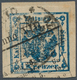 Österreich - Zeitungsstempelmarken: 1858/1859, 1 Kreuzer Blau, Sogenannte "ROVERETO-FÄLSCHUNG", Rech - Newspapers