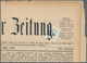 Österreich - Zeitungsstempelmarken: 1877/1889, LIECHTENSTEIN, 1 Kr Blau, Allseits Voll- Bis Riesenra - Newspapers