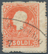 Österreich - Lombardei Und Venetien: 1858/1859, 5 Soldi Rot, Type II, Mit Vorderseitigem DOPPELDRUCK - Lombardo-Vénétie