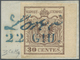 Österreich - Lombardei Und Venetien - Stempel: LOREO 22 GIU., Blauer Kursiv-L2 (Müller 133b) Ideal K - Lombardo-Venetien