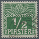 Österreichische Post In Der Levante - Portomarken: 1908, ¼ Piaster Bis 30 Piaster In B-Farbe Dunkelg - Eastern Austria