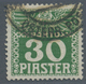 Delcampe - Österreichische Post In Der Levante - Portomarken: 1908, ¼ Piaster Bis 30 Piaster In B-Farbe Dunkelg - Levante-Marken