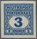Delcampe - Bosnien Und Herzegowina (Österreich 1879/1918): 1919, Ziffern-Portomarken 2 H Bis 3 Kr. Kompletter U - Bosnia And Herzegovina
