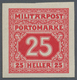 Delcampe - Bosnien Und Herzegowina (Österreich 1879/1918): 1919, Ziffern-Portomarken 2 H Bis 3 Kr. Kompletter U - Bosnia And Herzegovina