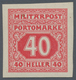 Delcampe - Bosnien Und Herzegowina (Österreich 1879/1918): 1919, Ziffern-Portomarken 2 H Bis 3 Kr. Kompletter U - Bosnia And Herzegovina