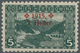 Bosnien Und Herzegowina (Österreich 1879/1918): 1915, 5 Heller Landschaften Mit Aufdruck "*1915* 7 H - Bosnien-Herzegowina