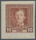 Delcampe - Bosnien Und Herzegowina (Österreich 1879/1918): 1917, Freimarken Kaiser Karl 3 H Bis 10 Kr. UNGEZÄHN - Bosnia And Herzegovina