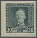 Delcampe - Bosnien Und Herzegowina (Österreich 1879/1918): 1917, Freimarken Kaiser Karl 3 H Bis 10 Kr. UNGEZÄHN - Bosnie-Herzegovine