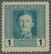 Österreichisch-Ungarische Feldpost - Allgemeine Ausgabe: 1917 Kaiser Karl I Komplette Postfrische Ga - Other & Unclassified