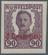 Delcampe - Österreichisch-Ungarische Feldpost - Italien: 1918, Vierzehn UNVERAUSGABTE UNGEZÄHNTE Marken 1 H Bis - Other & Unclassified