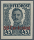 Delcampe - Österreichisch-Ungarische Feldpost - Italien: 1918, Vierzehn UNVERAUSGABTE UNGEZÄHNTE Marken 1 H Bis - Other & Unclassified
