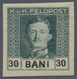 Österreichisch-Ungarische Feldpost - Rumänien: 1918, Kaiser Karl 3 Bani Bis 4 Lei Kompletter UNGEZÄH - Other & Unclassified