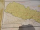 8b) NEPAL GRANDE CARTA GEOGRAFICA 106 X 68Cm SENZA DATA PESO 110 GRAMMI - Cartes Topographiques