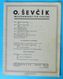 O. SEVCIK - Meisterwerke Fur Violine * By Bosworth & Co. (1901.) * Violin Violon Violino Classical Music Musique Musik - S-U