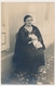 REAL PHOTO,  Woman Holding Cat, Femme Et Chat, Old ORIGINAL - Personnes Anonymes