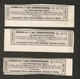 T. Germany 3psc. X Zinsschein Porzellanfabrik Bavaria Coupon Kupon 1923 No. 0879 Watermark - Other & Unclassified