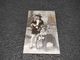 ANTIQUE POSTCARD GIRL WITH ELEPHANT PLUSH TOY UNUSED - Portraits