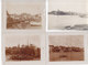 5 PHOTOS PORNIC 1915 ? VUE DU CHATEAU  L' ENTREE DU PORT QUAI BATEAU De PECHE VOILIER FEMMES VOIR SCANS - Places