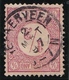 1876-1894 Cijfertype ½ Cent Roze Gestreept Papier (papier Vergé) NVPH 30 F II X - Gebruikt