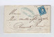 Sur Pli Avec Correspondance Type Céres 20 C. Bleu CAD Roanne 1871. (891) - 1849-1876: Période Classique