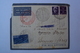 STORIA POSTALE LETTERA  POSTA AEREA  VOLO ZEPPELIN TRIESTE SUD AMERICA BUENOS AIRES ARGENTINA 1937 RETRO INDIR. TAGLIATO - Storia Postale (Zeppelin)