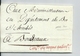 Lettre En Franchise De Paris Pour Bordeaux Da La Commission Des Revenus Nationaux ,Suppression Des Loteries ,1794 /an 2 - 1701-1800: Précurseurs XVIII