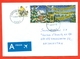 Happy New Year.. Belgium 1997. The Envelope  Is Really Past Mail. Airmail. - Other & Unclassified