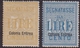 398 – Eritrea * 1903 – Segnatasse N. 12/13. Cert. Biondi. Cat. € 1625,00. SPL - Eritrea