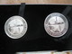 Delcampe - Iceland 1974 2 Coin Set  Proof Royal Mint 500 & 1000 Kronur Silver Boxed + COA - Iceland