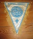 F211 ANCIEN FANION DE FOOT FOOTBALL O.M OLYMPIQUE DE MARSEILLE 1976 32X32 CM - Habillement, Souvenirs & Autres