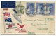 RC 10577 CROISEUR JEANNE D'ARC 1938 DERNIER JOUR DE L'ESCALE A SYDNEY EN AUSTRALIE LETTRE POUR LA FRANCE TB - Poste Navale