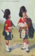 Seaforth Highlanders Officer And Sergeant, Artist Image, Valentines C1920s/30s Vintage Postcard - Uniforms