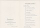 MENU-ILLUSTREE-1964-WILSELE-MARIA SCHROEVEN-ORIGINAL-OLD-DOCUMENT+-10,5-15CM DEPLIANT-VOYEZ LES 3 SCANS! ! ! - Menus