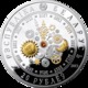 BELARUS - Gold Plated Silver With Swarovski Crystal 20 Rubles 2014 & COA - Edelweiss Coins - Belarus