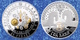 BELARUS - Gold Plated Silver With Swarovski Crystal 20 Rubles 2014 & COA - Edelweiss Coins - Wit-Rusland