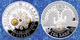 BELARUS - Gold Plated Silver With Swarovski Crystal 20 Rubles 2014 & COA - Edelweiss Coins - Belarús