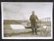 Fotografia Originale Aeronautica - Pilota Delagrange - Aereo Bleriot - 1909 Ca. - Altri & Non Classificati