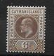 CAYMAN - YVERT N° 12 * MLH - COTE = 40 EUR. - Iles Caïmans