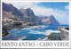 CAPO VERDE - SANTO ANTAO  - VIAGGIATA 1997 FRANCOBOLLO ASPORTATO - Cape Verde