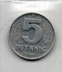 GERMANY DEMOCRATIC REPUBLIC:#COINS# IN MIXED CONDITION#.(DDR-250CO-1 (01) - 5 Pfennig