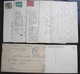 CPA Lot 7x LITHO Relief ART NOUVEAU FANTAISIE Illustrateur Ajoutis Collage Voeux THEME  Feuille Lierre - Collections & Lots