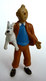 FIGURINE TINTIN  PLASTOY 1994 TINTIN & ET MILOU 1ER TIRAGE (2) Plastique Mou - Tim & Struppi