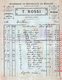 2A - AJACCIO Corse T. ROSSI Commerce De Matériaux De Batisse 1891 Timbre Quittance - Old Professions