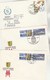 DDR RDA Lot 5 Entiers Enveloppes 1985 Et 1986 - 2 Scan - Covers - Used