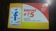India-airtel-internet-(5 Ruppia)-(13)-31.8.2016-used Card+1 Card Prepiad Free - Indien
