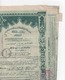 Cpa.Vieux Papiers.Compagnie Du Chemin De Fer Ottoman Salonique Constantinople Obligation De 500 Frs 1920 - Autres & Non Classés